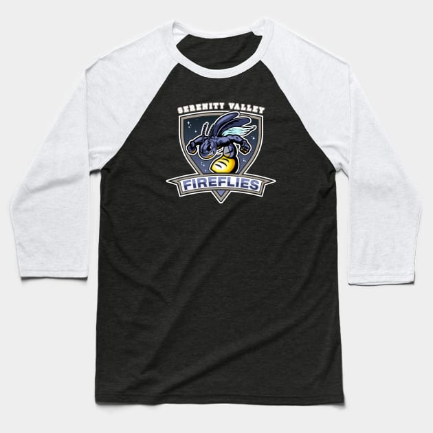 Fightin' Fireflys Baseball T-Shirt by ACraigL